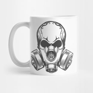 Skull in a Gas Mask Mug